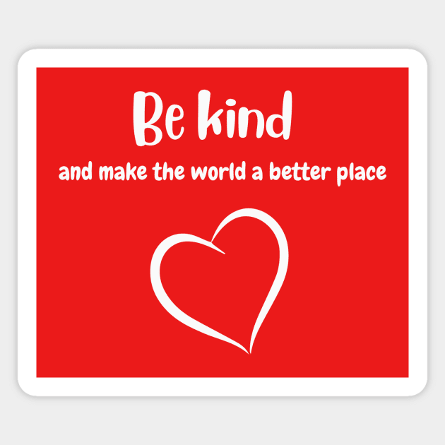 Be Kind Sticker by sunshine shirts